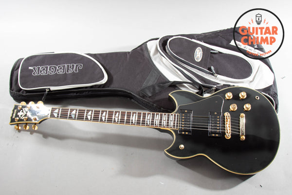 1982 Yamaha SG-1000 Black – Coil-Tap Pickups, Slim Neck, VG