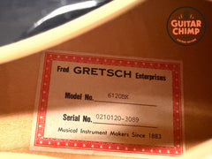 2002 Gretsch 6120 Nashville – Black | Filter’Trons | OHSC