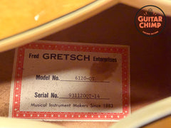 1993 Gretsch 6120-QT Quilt Maple MIJ Terada | Rare | Filter’Trons | OHSC