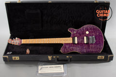 1993 Ernie Ball Music Man EVH Eddie Van Halen Hardtail Translucent Purple Quilt