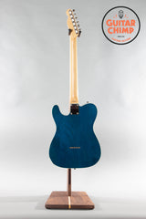 2012 Fender Japan TL62B ’62 Reissue Telecaster Custom Trans Blue Quilt