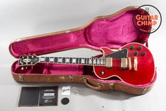 2013 Gibson Custom Shop Les Paul Custom – Wine Red | OHSC + COA | 100% Original | Excellent Condition
