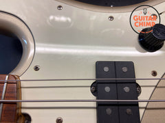 1998 Fender Roscoe Beck 5-String Bass Shoreline Gold