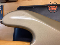 1998 Fender Roscoe Beck 5-String Bass Shoreline Gold