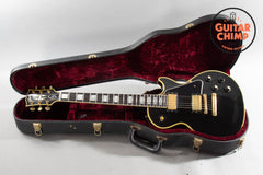 2002 Gibson Custom Shop Historic ’68 Reissue Les Paul Custom Ebony – Black Beauty | Long Tenon | ’57 Classics | OHSC