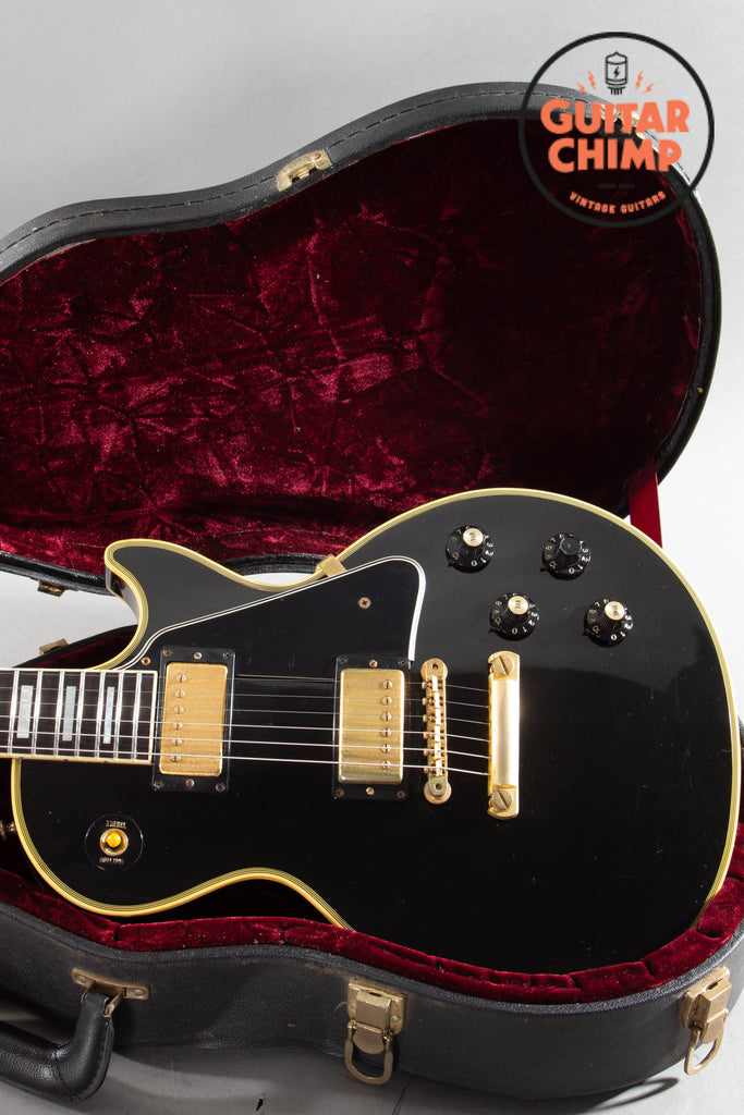 2002 Gibson Custom Shop Historic ’68 Reissue Les Paul Custom Ebony – Black Beauty | Long Tenon | ’57 Classics | OHSC