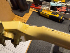 2000 Gibson Les Paul Custom Alpine White – Aged Patina, Ebony Board, Original Case