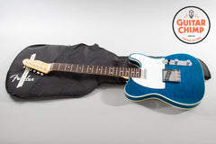 2012 Fender Japan TL62B ’62 Reissue Telecaster Custom Trans Blue Quilt