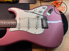 2025 Fender Japan FSR Hybrid II Stratocaster Burgundy Mist Metallic w/ Matching Headstock – MIJ | Mint | Hardshell Case