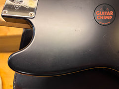 2010 Fender Japan MG69 Mustang Stop Tail – Matte Black w/ Matching Headstock | Rare | MIJ | Tweed Case