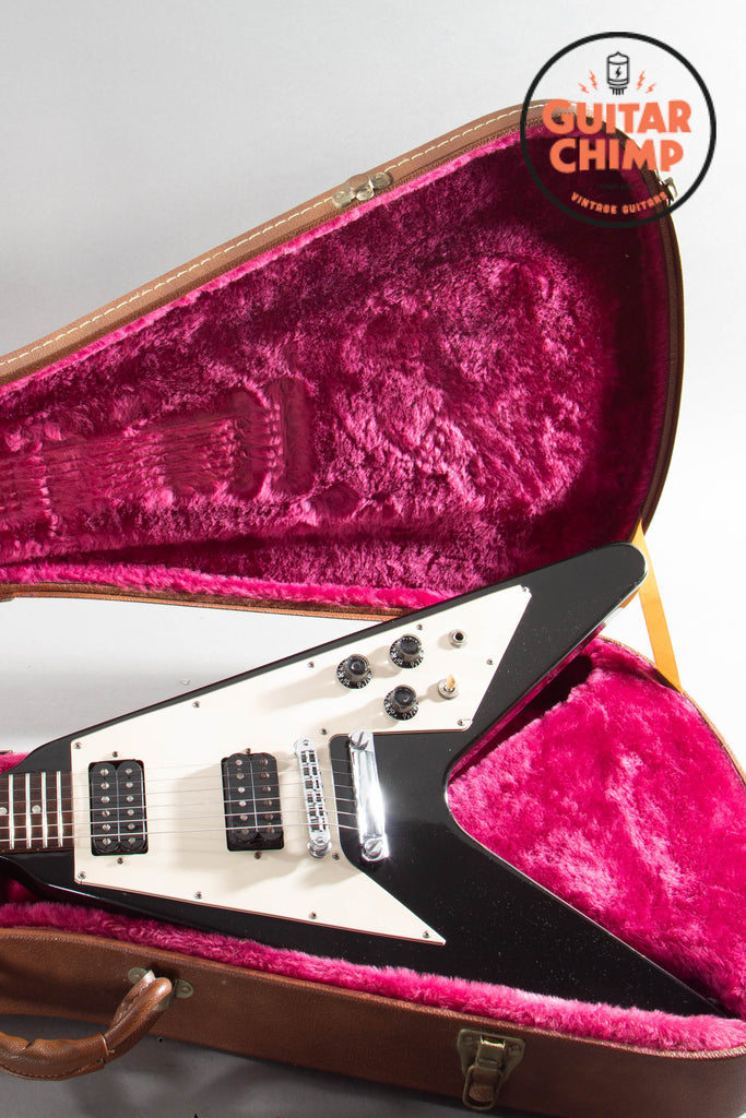 1999 Gibson Flying V ’67 Reissue – Ebony Black | Original Case | Vintage Vibe