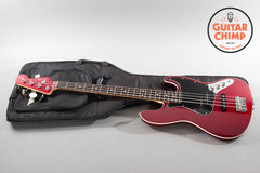2012 Fender Japan AJB Aerodyne Jazz Bass Candy Apple Red