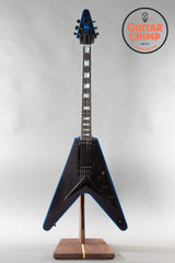 2017 Gibson Custom Shop Flying V Custom Satin Blue Widow