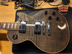 2011 Gibson Chad Kroeger Blackwater Les Paul Trans Black | Piezo | Rare | OHSC
