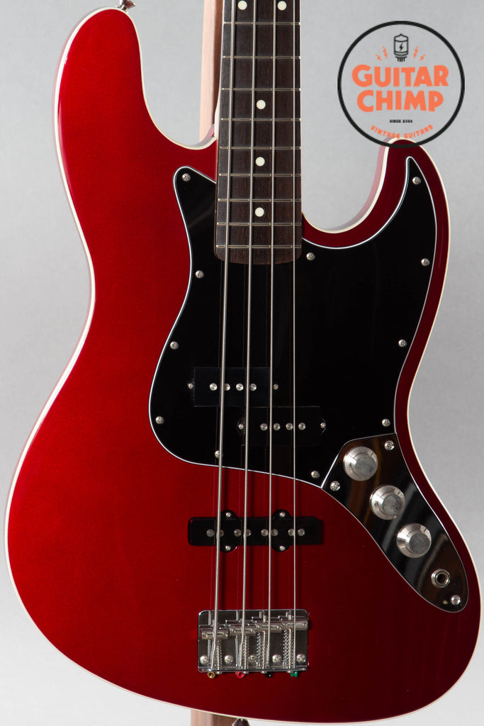 2017 Fender Japan Aerodyne Jazz Bass Candy Apple Red
