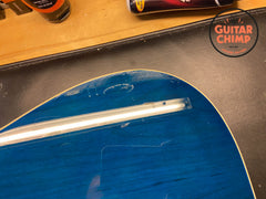 2012 Fender Japan TL62B ’62 Reissue Telecaster Custom Trans Blue Quilt