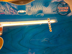 2012 Fender Japan TL62B ’62 Reissue Telecaster Custom Trans Blue Quilt