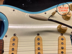 1999 Fender Japan ST62-70TX ’62 Reissue Stratocaster Sonic Blue Texas Special Pickups