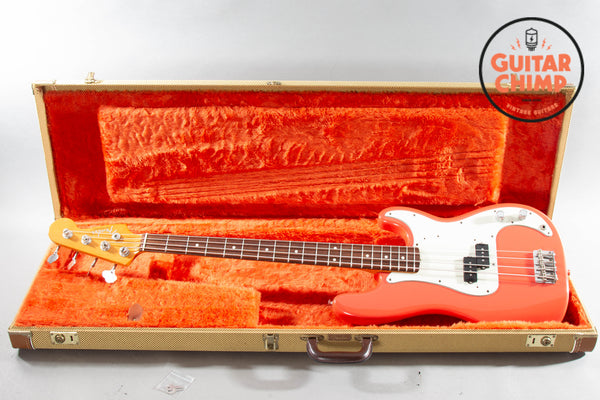 1998 Fender American Vintage '62 Precision P Bass – Fiesta Red
