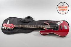 2017 Fender Japan Aerodyne Jazz Bass Candy Apple Red