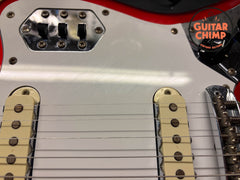 1999 Fender Japan ’62 Reissue Jaguar JG66-85 CIJ Candy Apple Red Matching Headstock