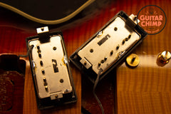 2004 Left-Handed Gibson Custom Shop '68 Reissue Les Paul Custom Figured Tri Burst