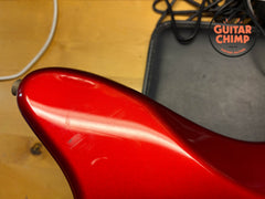 1999 Fender Japan ’62 Reissue Jaguar JG66-85 CIJ Candy Apple Red Matching Headstock