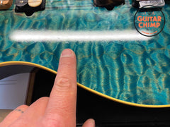 1997 Ernie Ball Music Man Axis EX Quilt Top