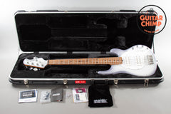 2022 Ernie Ball Music Man Stingray HH Special 5-String Bass Snowy Night