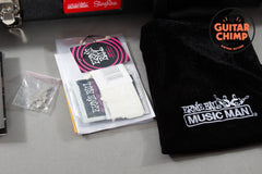 2022 Ernie Ball Music Man Stingray HH Special 5-String Bass Snowy Night