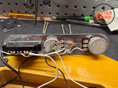 1986 Fender Japan TL52-65SPL Micawber Keith Richards Telecaster MIJ Natural Tweed HSC