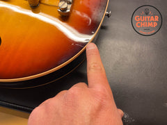 2015 Gibson Memphis ES Les Paul Bass Faded Dark Burst