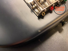 2020 Fender Japan Limited Noir Precision P Bass – Satin Black, Matching Headstock, MIJ