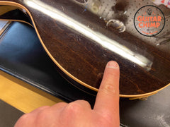 2015 Gibson Memphis ES Les Paul Bass Faded Dark Burst