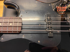 2024 Fender Japan FSR Traditional 60s Jazz Bass – All Black w/ Matching Headstock, Mint MIJ