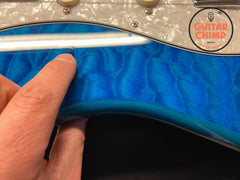 2021 Fender FSR Japan Traditional II 60s Stratocaster SSH – Caribbean Blue Quilt Top, MIJ, Rare Japan-Only Model