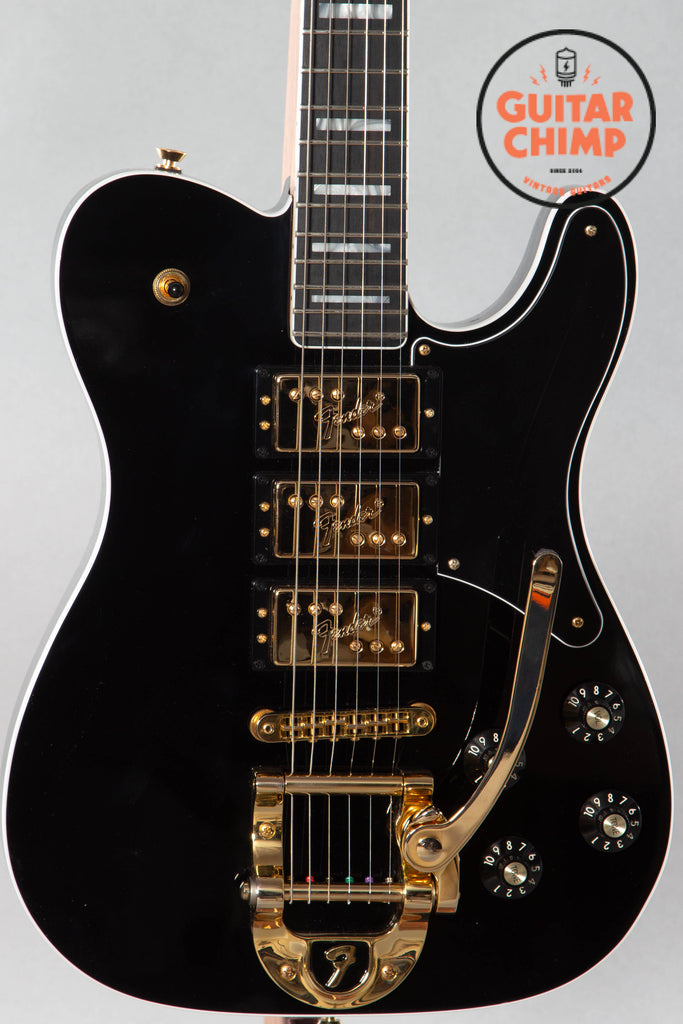 2020 Fender Parallel Universe Volume II Troublemaker Telecaster Deluxe Bigsby Black