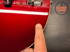 2012 Fender Japan AJB Aerodyne Jazz Bass Candy Apple Red