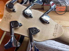 2024 Warwick German Pro Series Streamer CV 5 – Nirvana Black Satin | Teambuilt Germany | Mint + RockBag