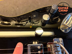 2019 Fender Japan MIJ Modern Stratocaster HH Black Tweed HSC Matching Headstock