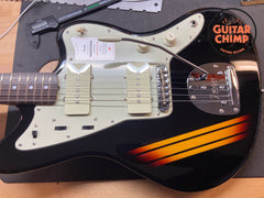 2024 Fender Japan Traditional 60s Jazzmaster – Competition Black / Sunburst, MIJ, MINT