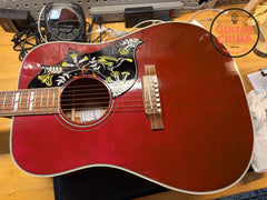 2024 Gibson Hummingbird Standard Wine Red OHSC LR Baggs 9.5/10