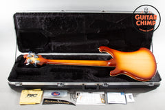 2021 Rickenbacker 4003 – Rare Satin Autumnglo, Checkerboard Binding, Mono Output, OHSC