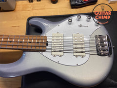 2022 Ernie Ball Music Man Stingray HH Special 5-String Bass Snowy Night