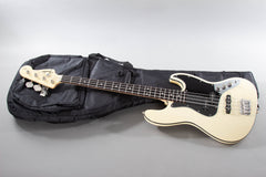 2010 Fender AJB Aerodyne Jazz Bass Vintage White