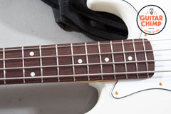 2025 Fender Japan Traditional '60s Jazz Bass – White Pearl w/ Matching Headstock, Gold Hardware (MIJ)