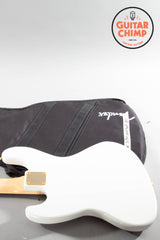 2025 Fender Japan Traditional '60s Jazz Bass – White Pearl w/ Matching Headstock, Gold Hardware (MIJ)