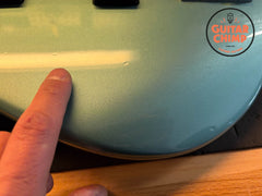 1997 Fender Roscoe Beck V 5-String Bass Teal Green Metallic OHSC