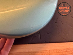 1997 Fender Roscoe Beck V 5-String Bass Teal Green Metallic OHSC