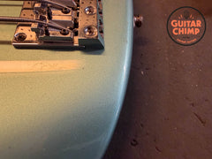 1997 Fender Roscoe Beck V 5-String Bass Teal Green Metallic OHSC